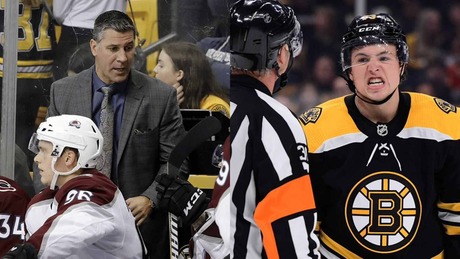 Jared Bednar calls out Charlie McAvoy over dirty play.