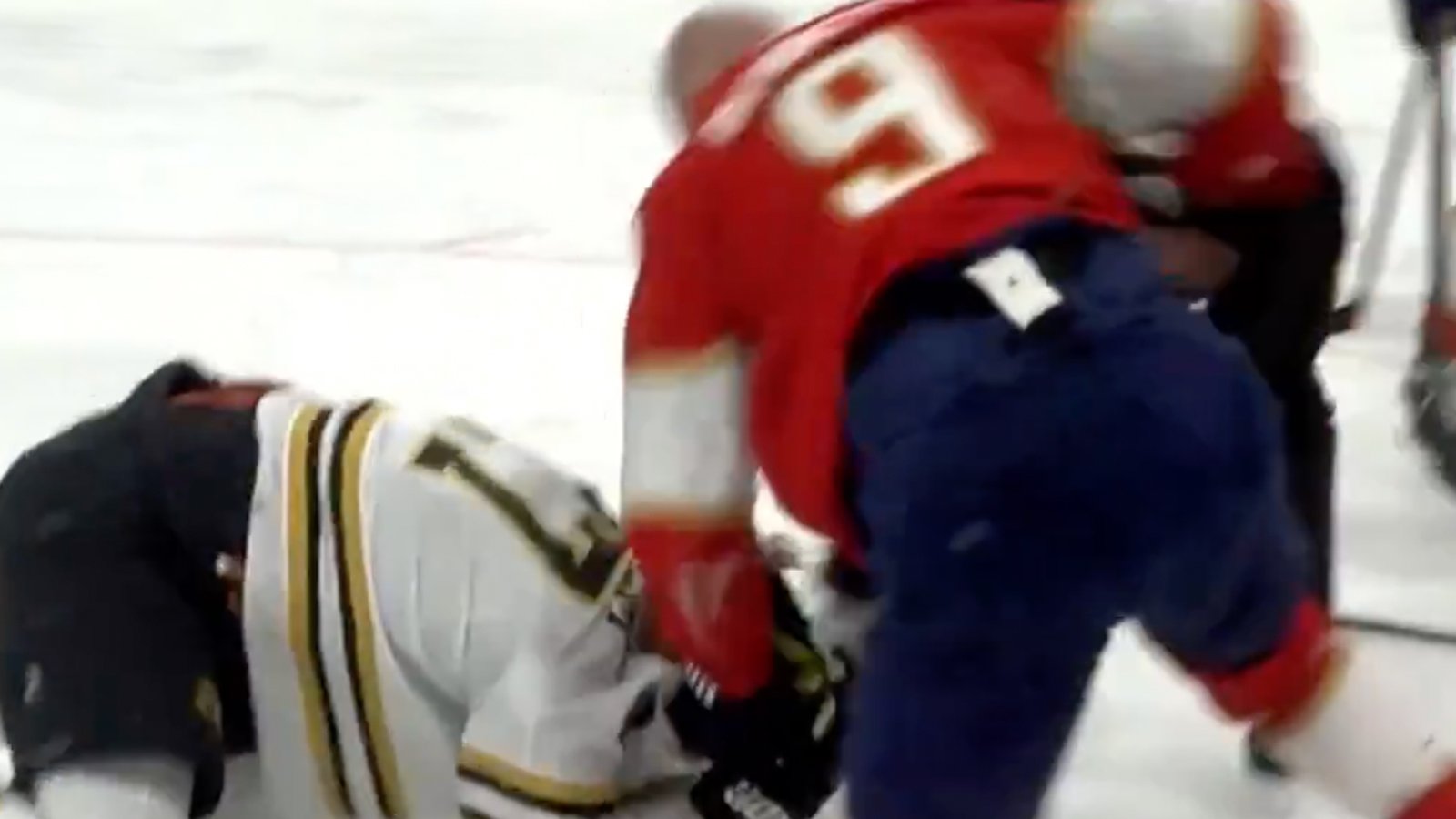 Shenanigans lead to Lindholm sucker punching Bennett, who then rag dolls him!