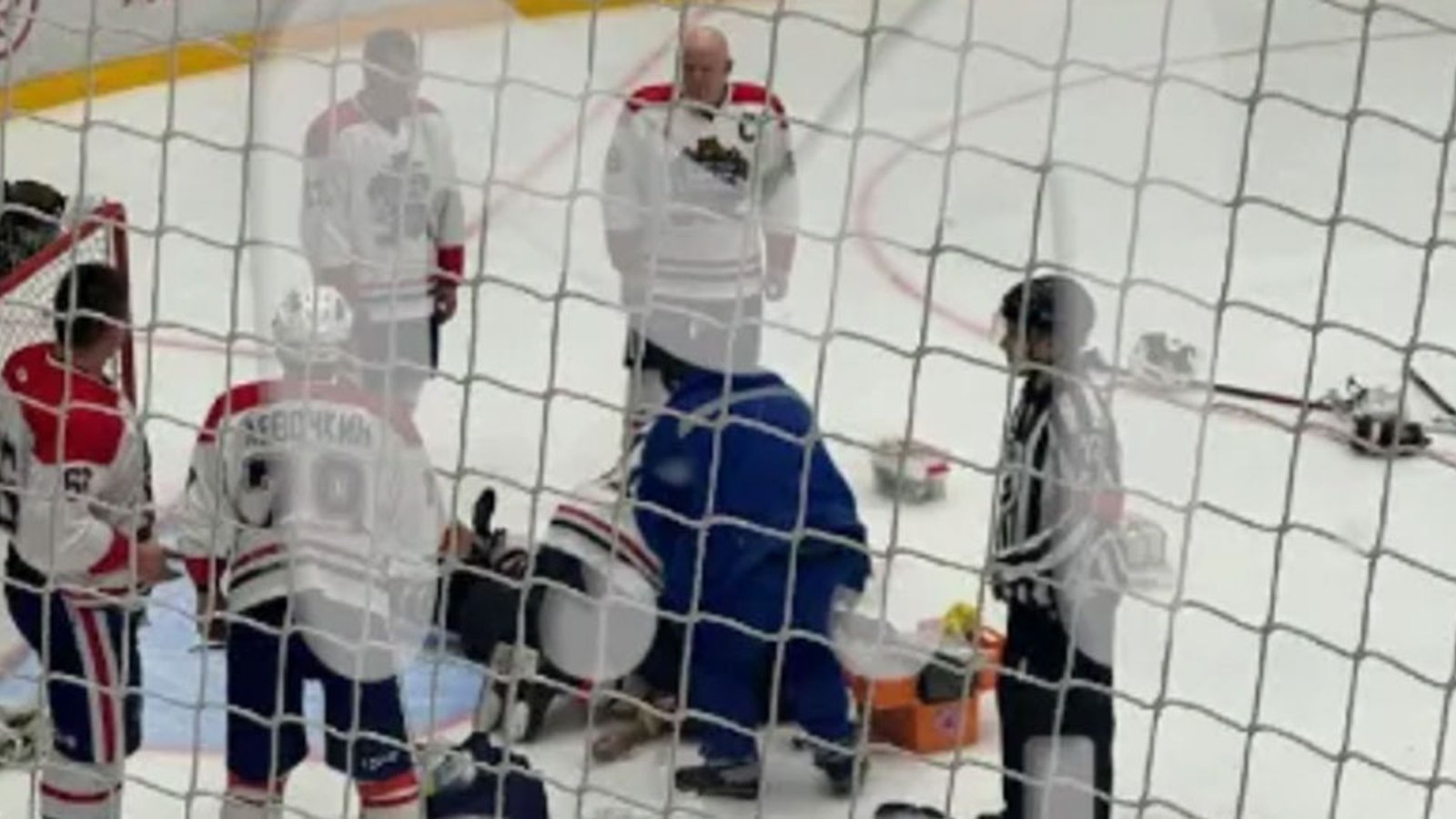 Goalie tragically dies on the ice during warm-up