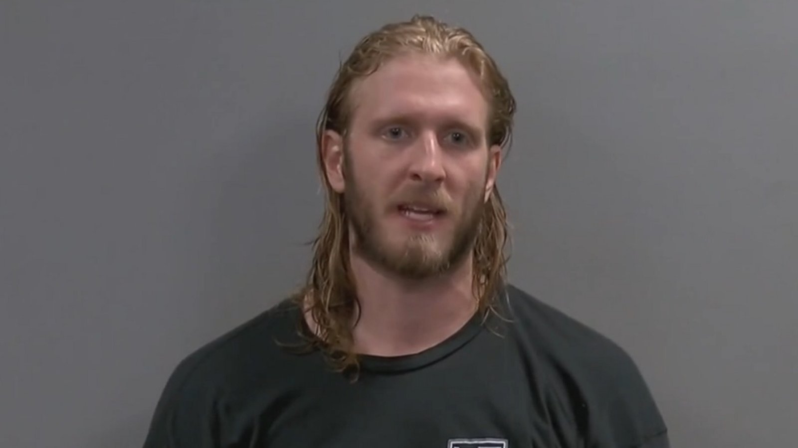 Garret Sparks gives emotional interview after first win in 2 years.