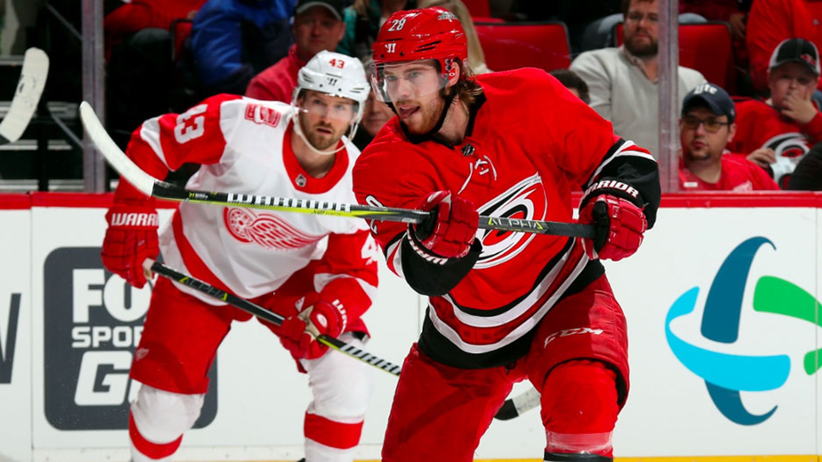 NHL forces Hurricanes to play shorthanded against the Red Wings
