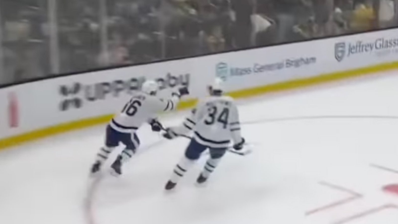 Fans expose rumoured rift between Mitch Marner and Auston Matthews after Tuesday’s overtime win