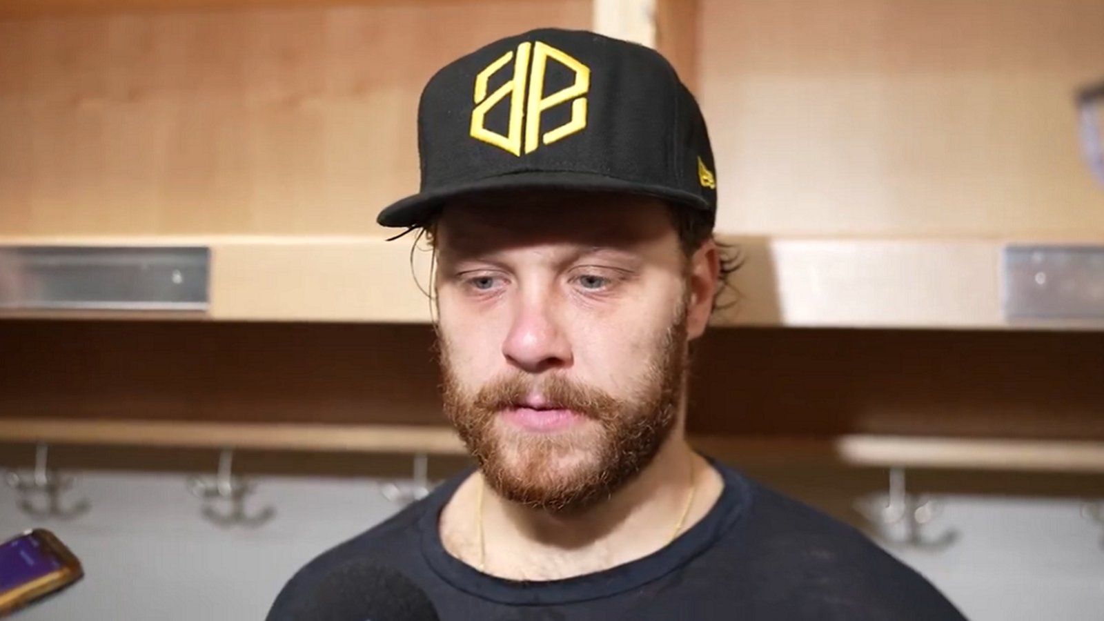 David Pastrnak responds to Friday's shocking trades from the Bruins.