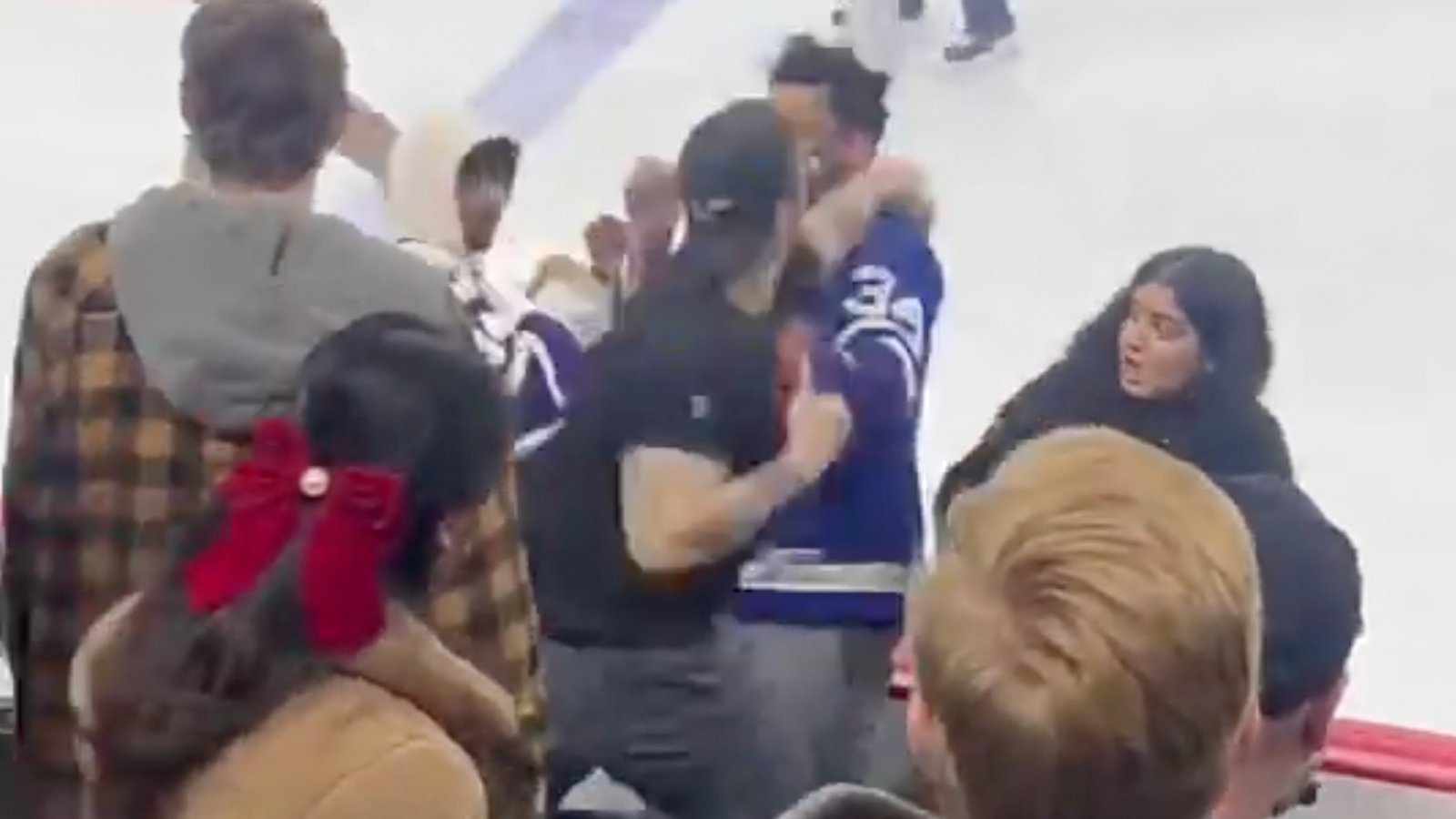 Two Maple Leafs fans get brutally attacked at Flyers’ game in viral video!