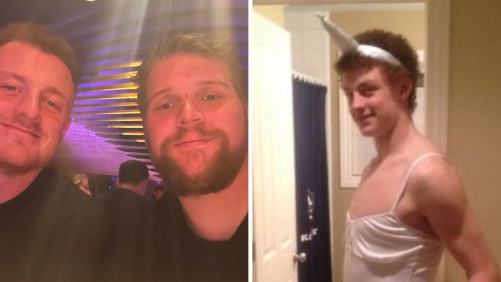 Lehner welcomes Eichel to Vegas, while also embarrassing him with ridiculous “Unicorn” photo