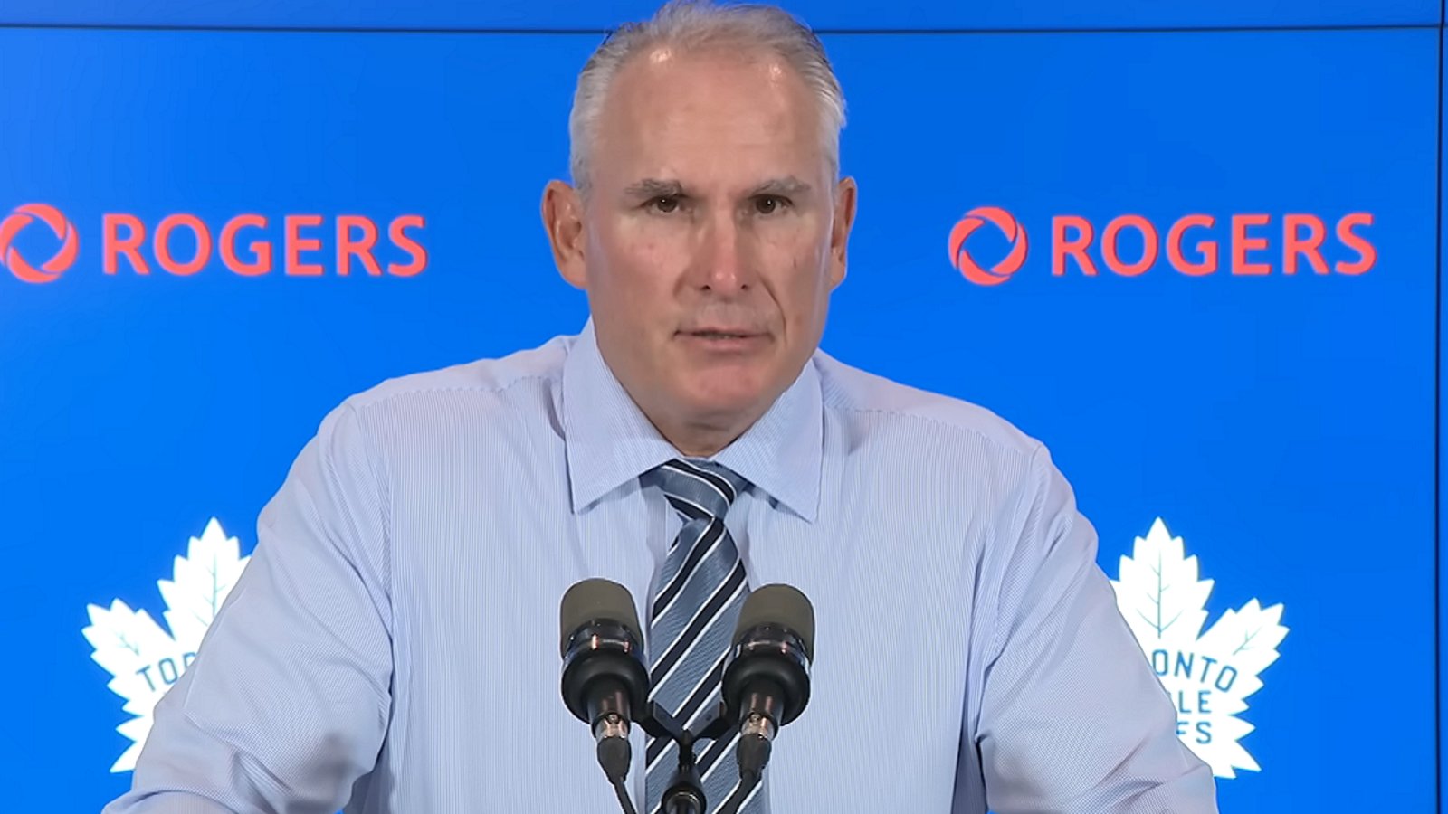 Maple Leafs unveil lineup for Game 1 against the Panthers.