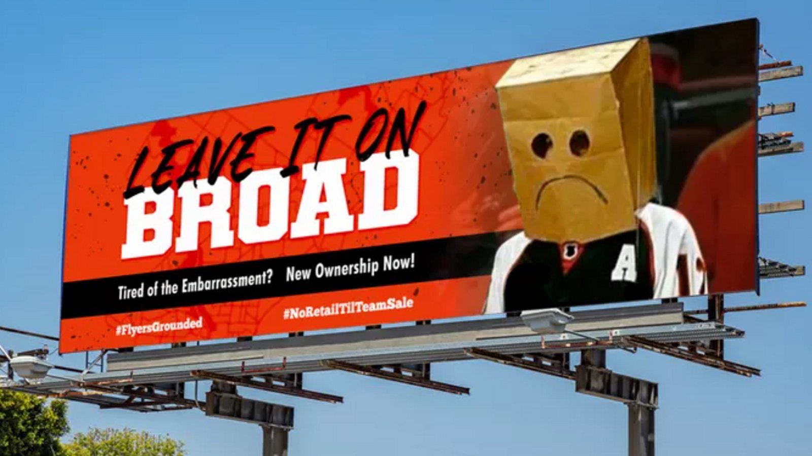 Outraged Flyers fans launch hilarious campaign for a new owner.