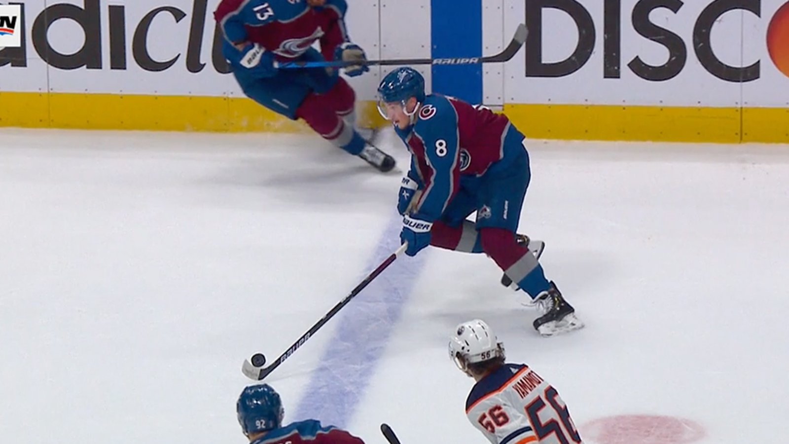 Controversial call early in Game 1 puts the Avs up ahead