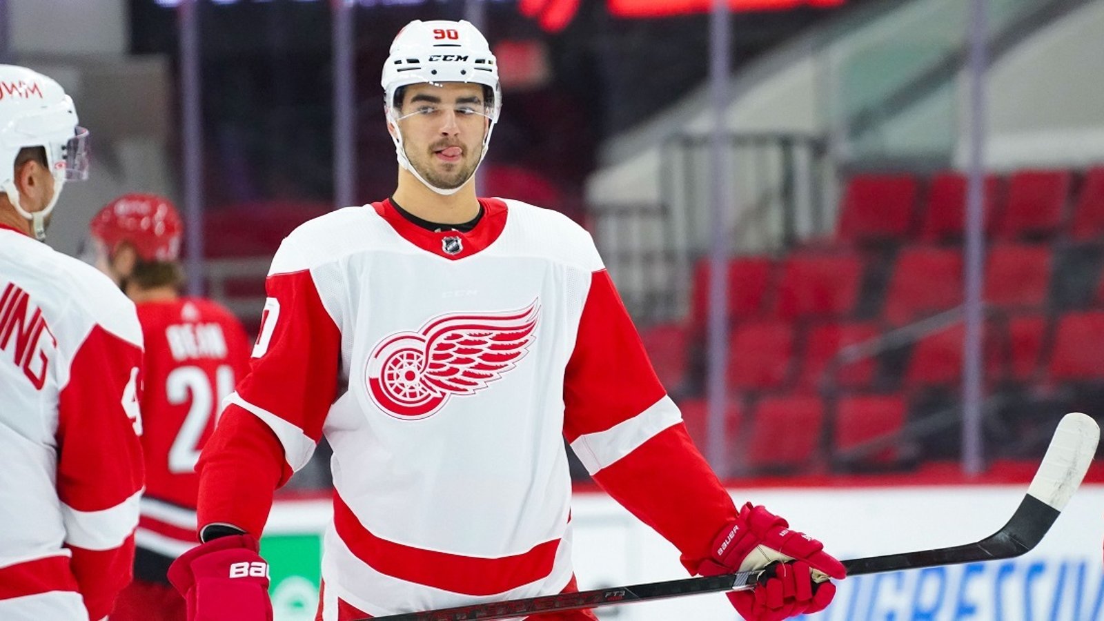Red Wings call up first round pick Joe Veleno.