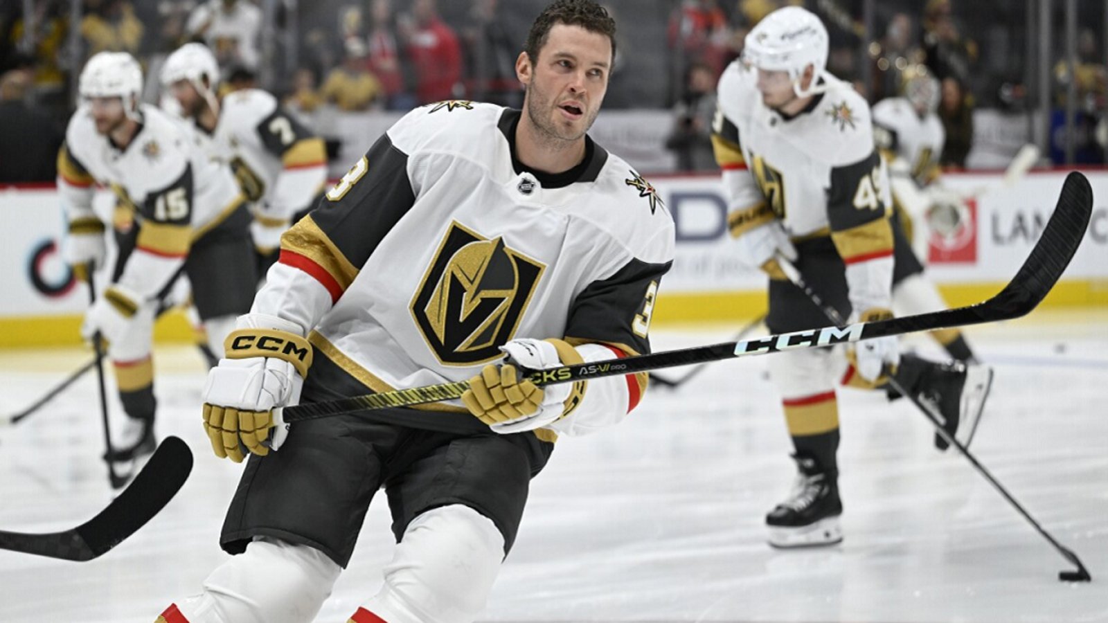 Sneaky lineup change from the Golden Knights before Game 3!