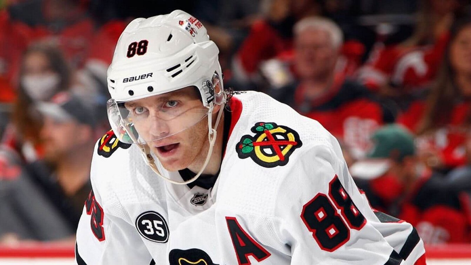 Proposed trade would send Patrick Kane to the Boston Bruins.