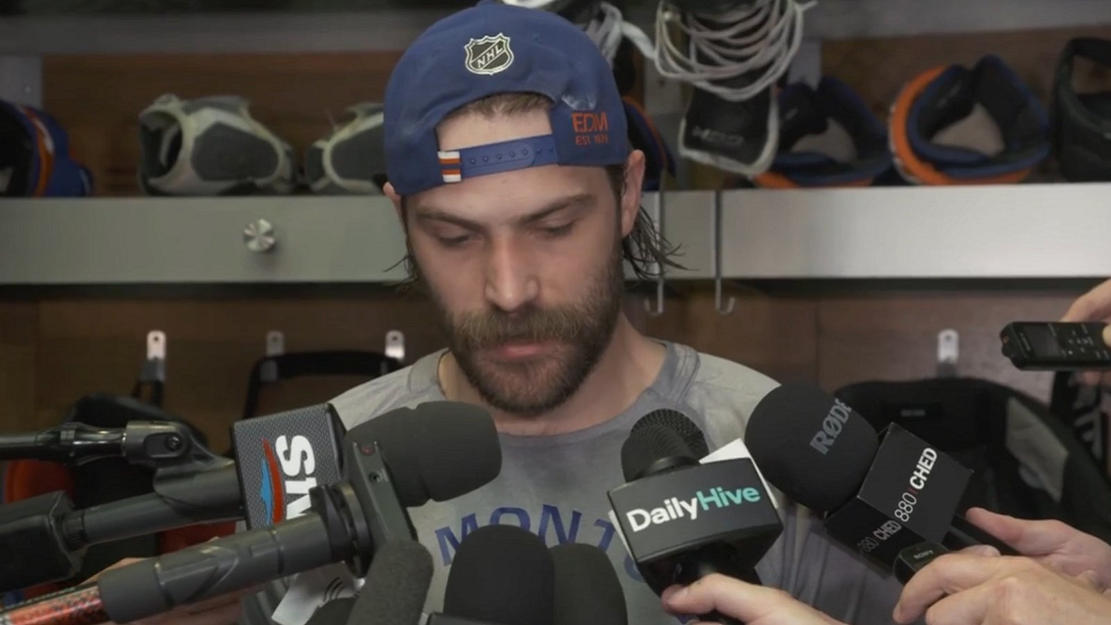 Stuart Skinner addresses his performance in Game 3.