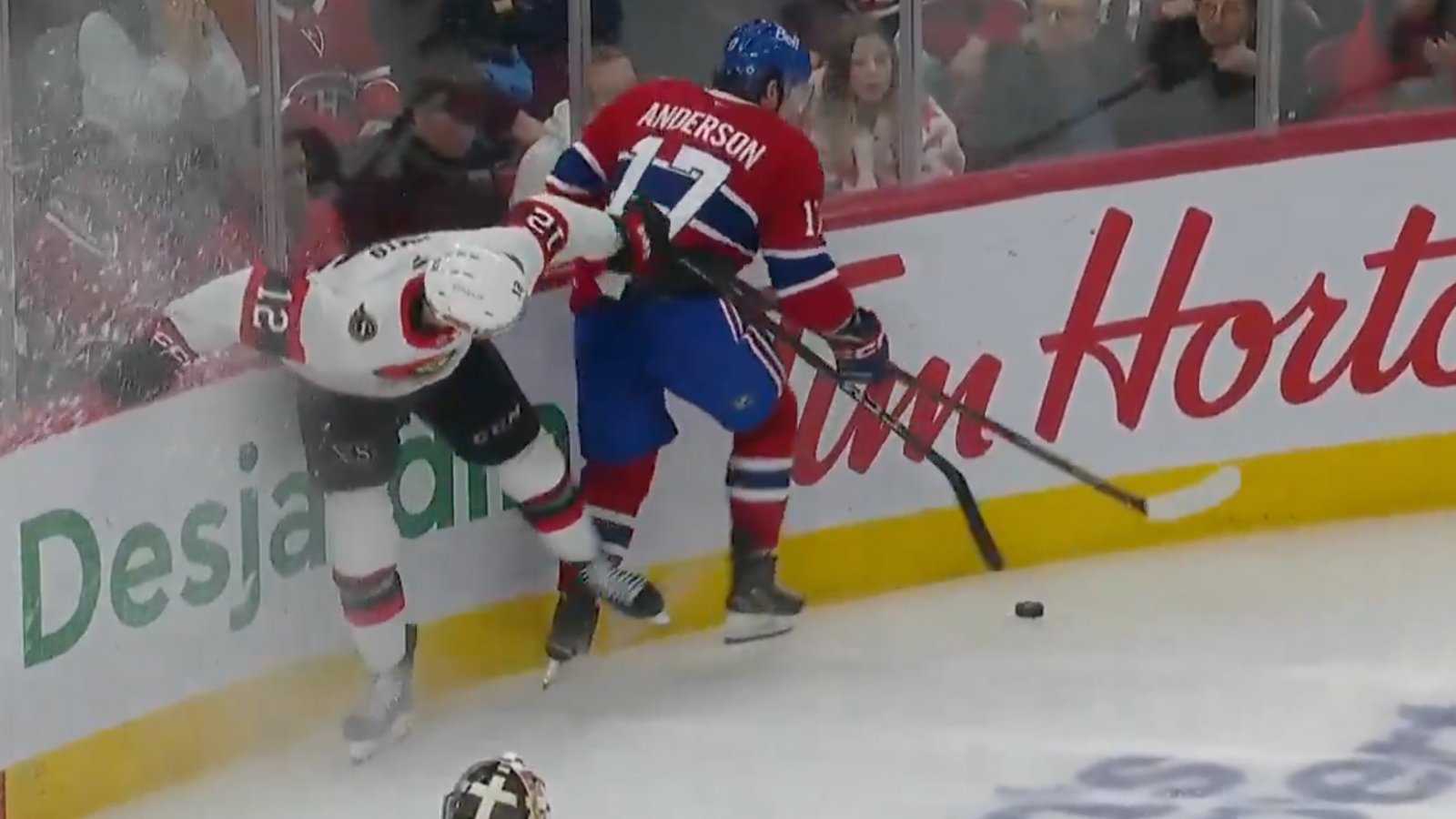 Habs’ Josh Anderson avoided career-ending catastrophe last night!