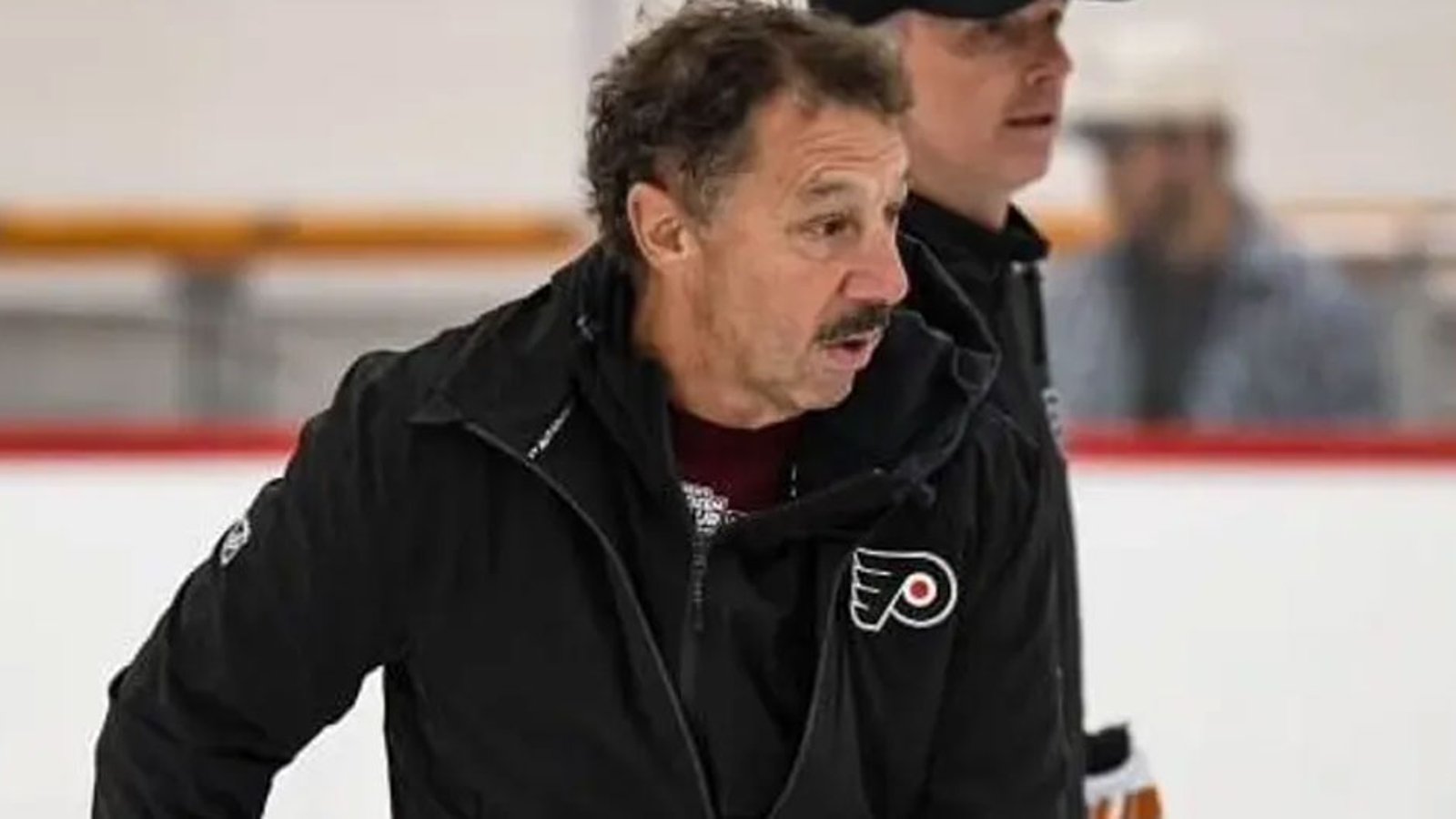 Meredith Gaudreau has an emotional reaction to Johnny and Matthew's father joining Flyers' practice