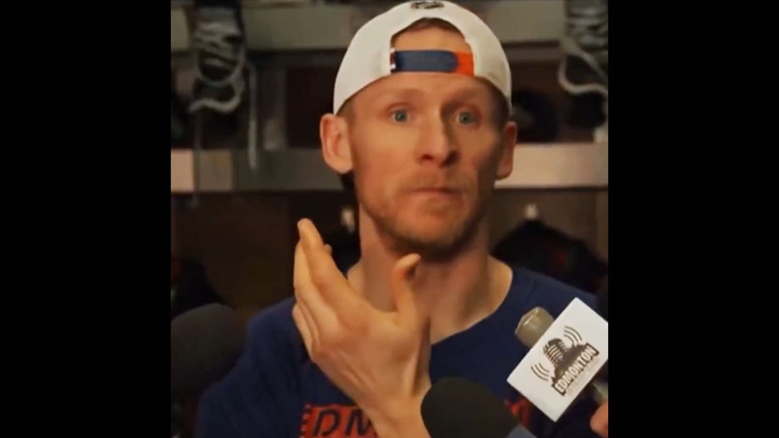 Corey Perry goes off, swears on live TV after Kings accuse Oilers of dirty play