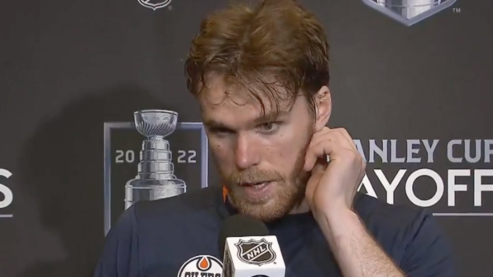 Connor McDavid slammed for his reaction on Flames’ disallowed goal