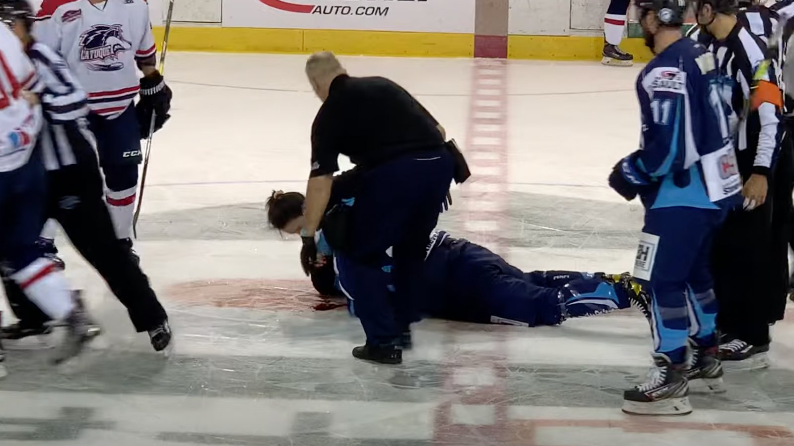 Fight turns into blood bath as both players are rushed to the hospital in LHSAAAQ!