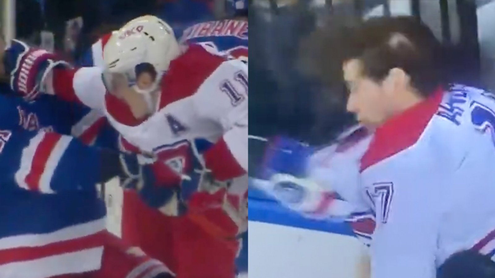 MAYHEM IN NYC: Gallagher sucker punches Goodrow: Anderson drops Trouba with bombs at final buzzer!