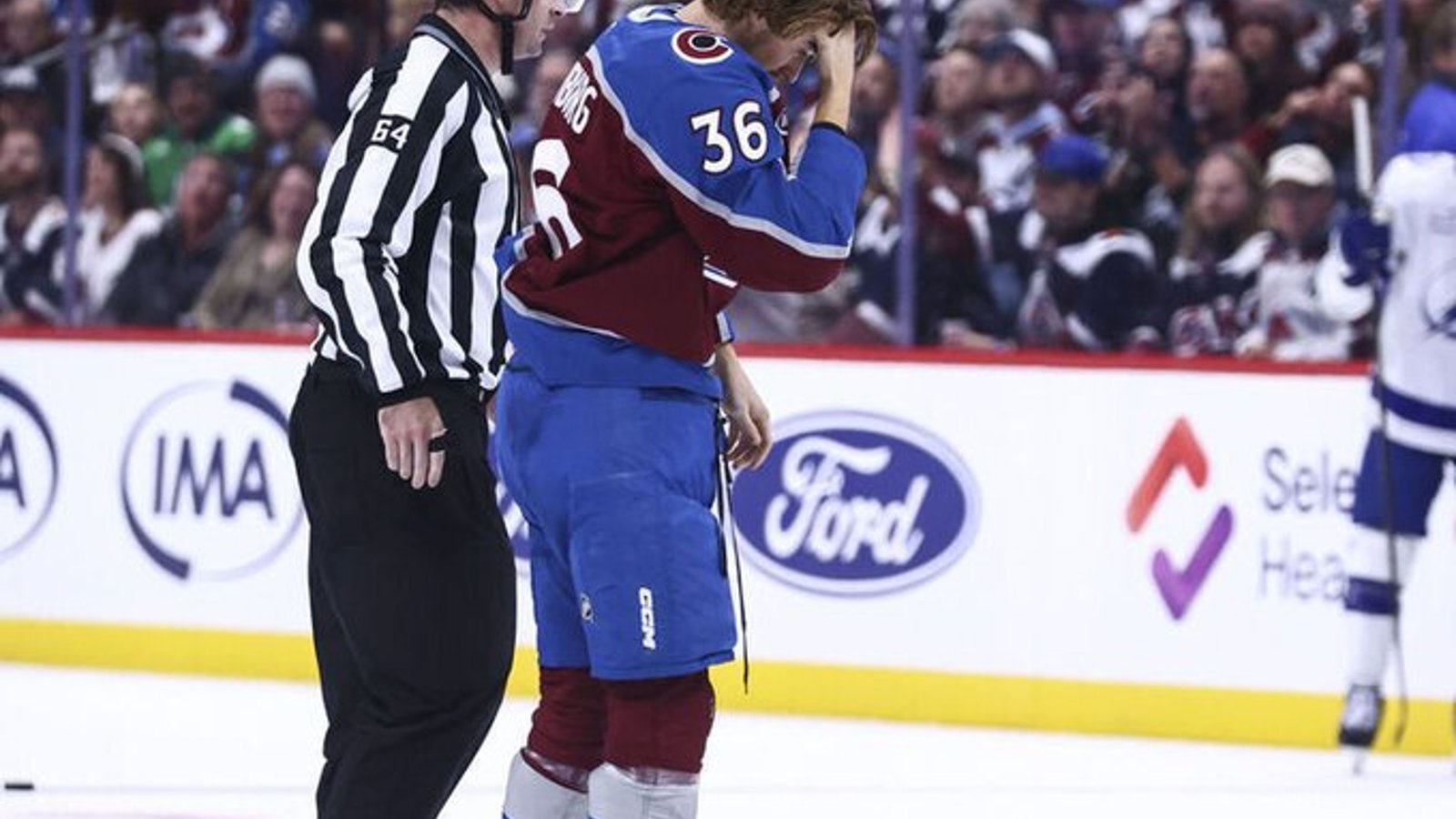 Avs forward Stienburg suspended for illegal hit on Cernak