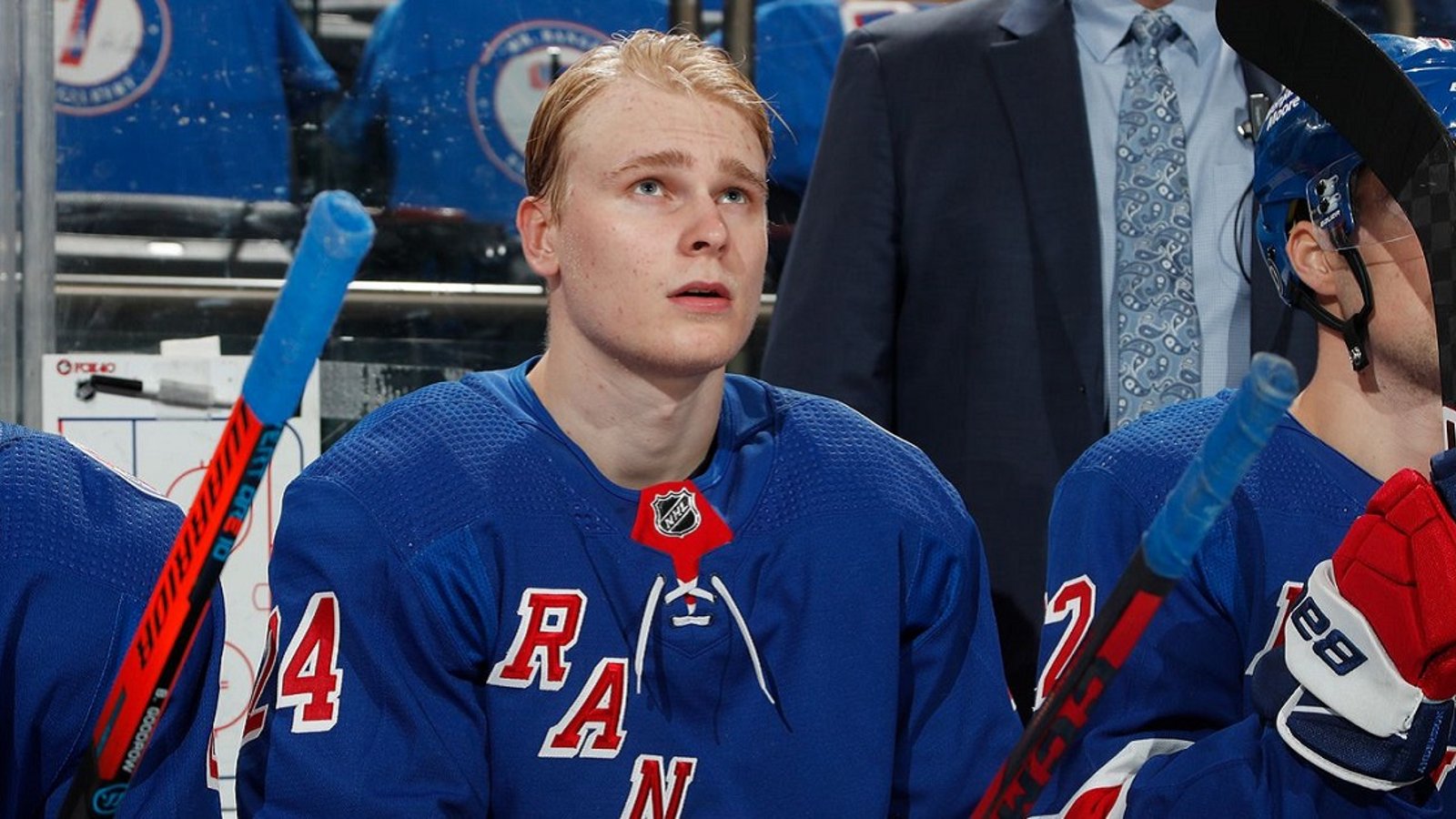 Rangers lose Kaapo Kakko to ugly looking injury on Saturday.