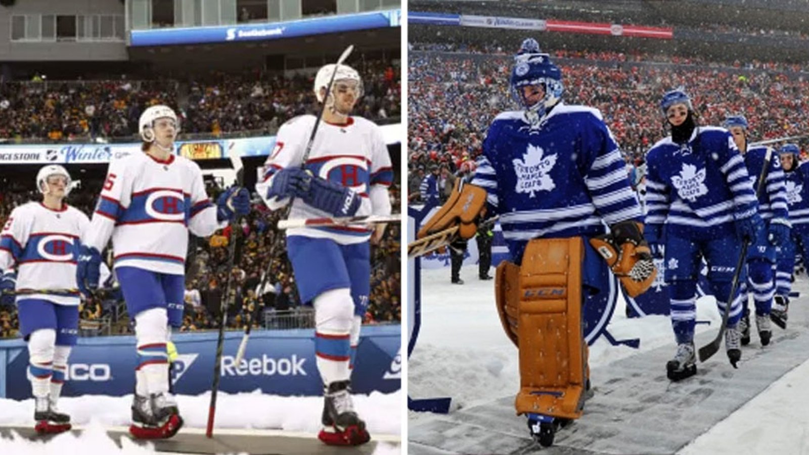 Early reports of an outdoor game in Montreal