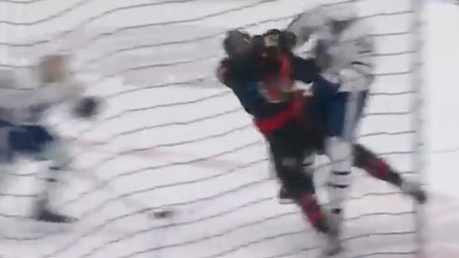 Thomas Chabot gets run over by the Wayne Simmons’ train!
