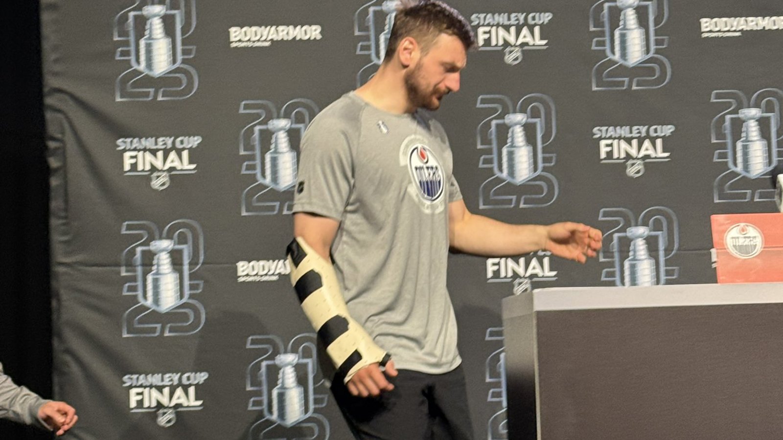 Emotional statement from Oilers’ Zach Hyman ahead of Game 1 of the Stanley Cup Final