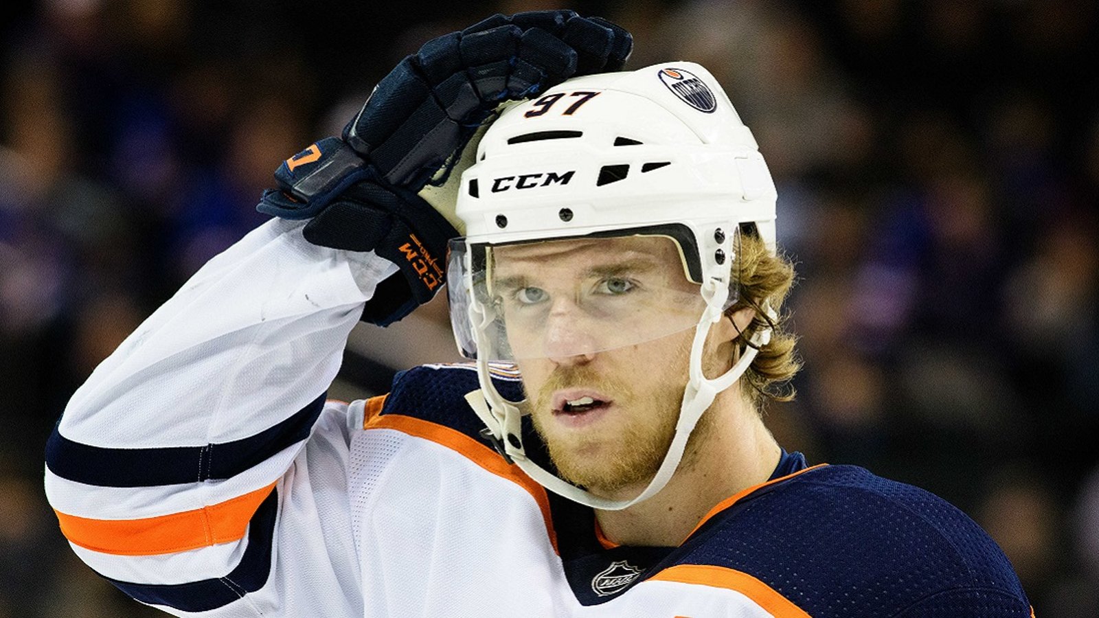 Connor McDavid injured in the final minutes of regulation.