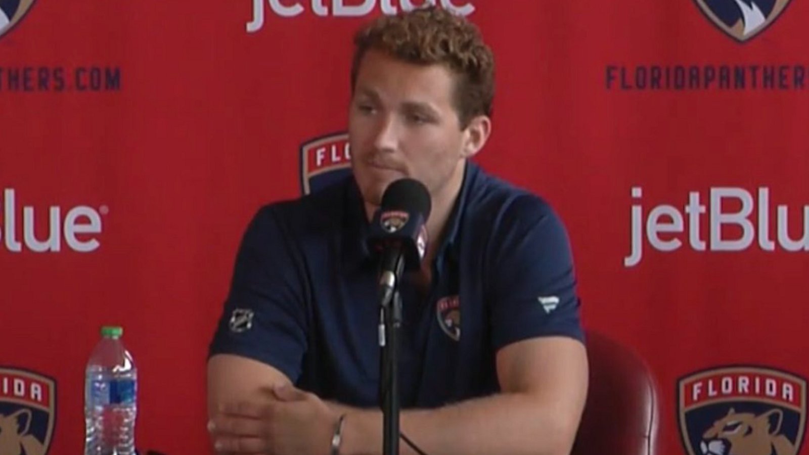 Matthew Tkachuk sends a message to the Oilers and the Lightning.