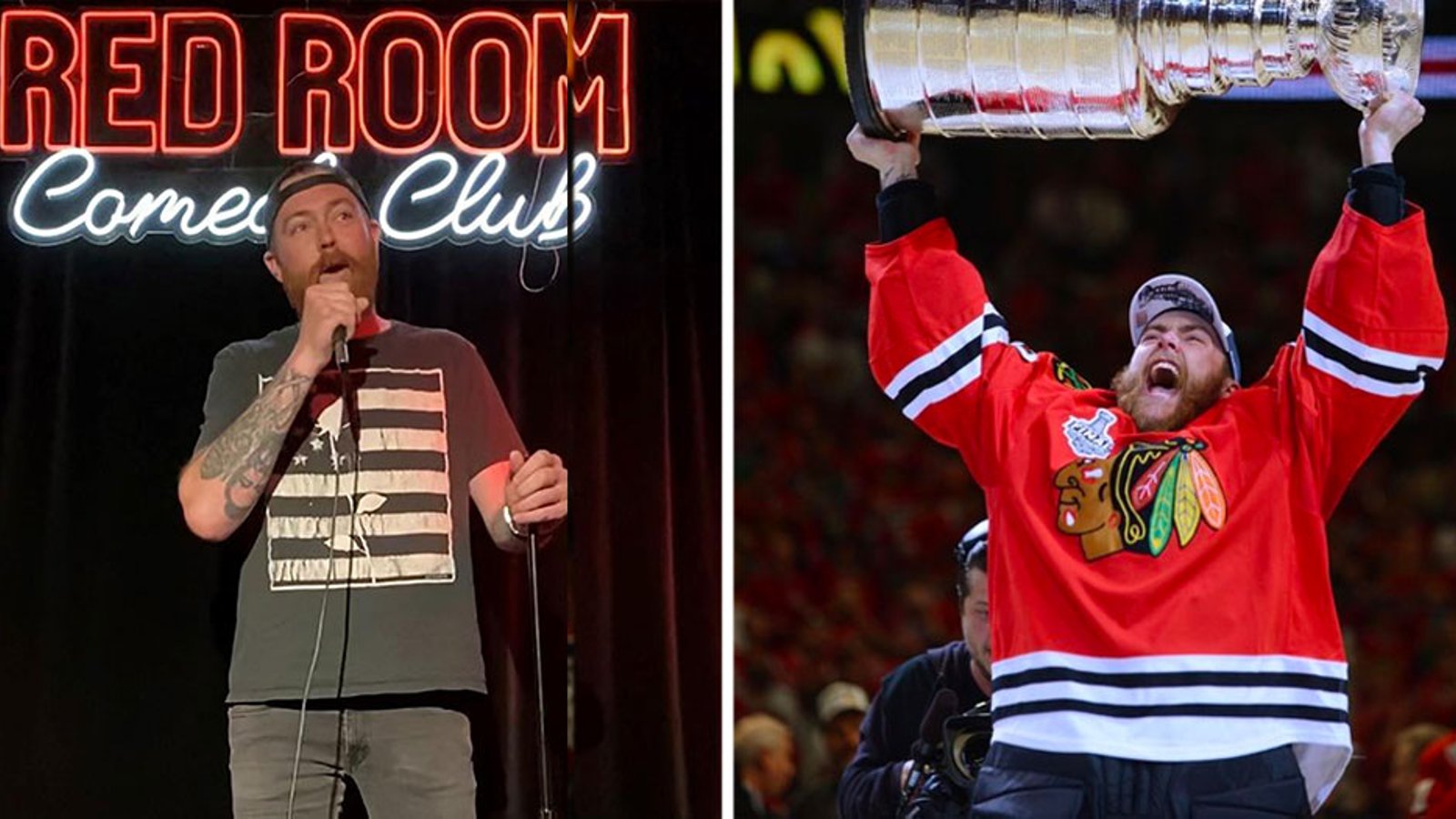 Former Blackhawks and Hurricanes goalie Scott Darling starts a new career as a stand up comedian