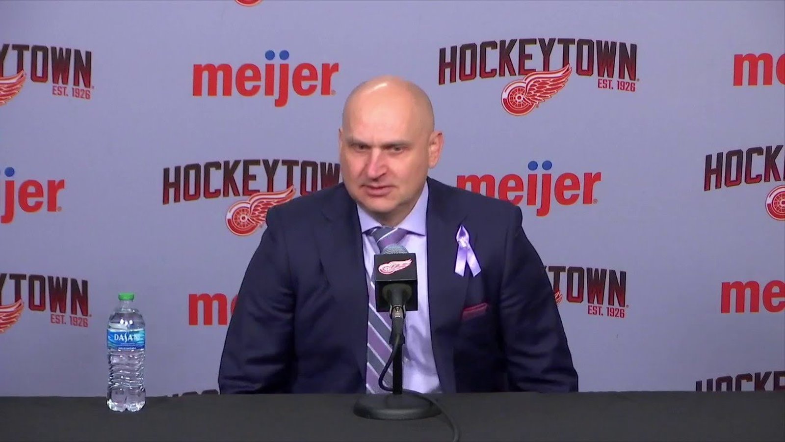 Derek Lalonde is “proud” of Red Wings 