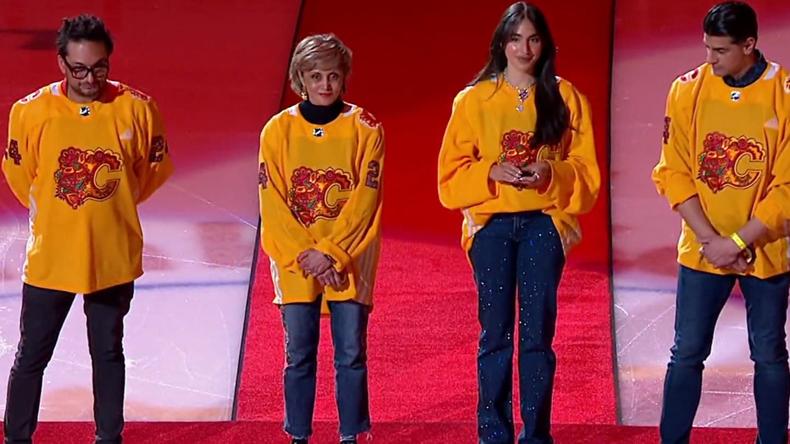 Calgary Mayor Jyoti Gondek brutally booed by Flames fans.