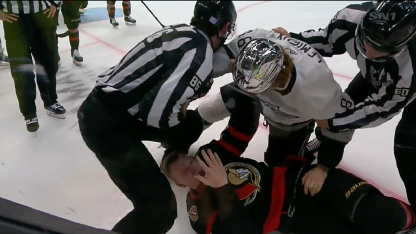 NHL suspends Brendan Lemieux for biting 