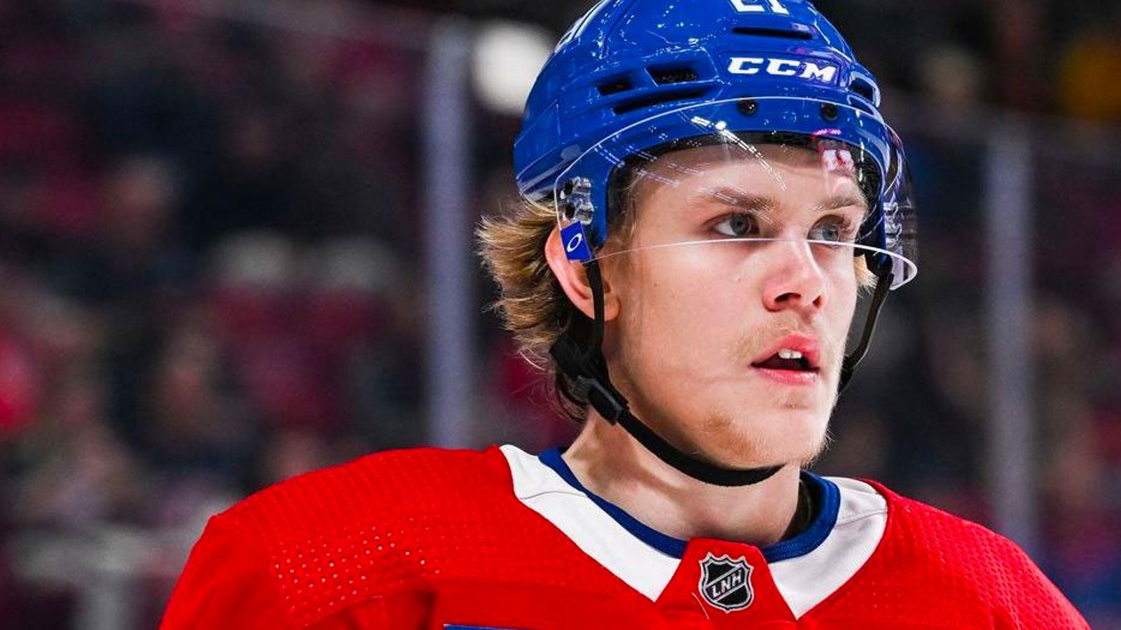 Habs defenseman Guhle gets a skate cut to the face, doesn't even miss a shift