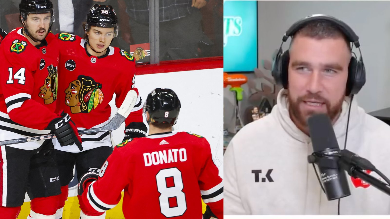 Travis Kelce wants to join the Blackhawks