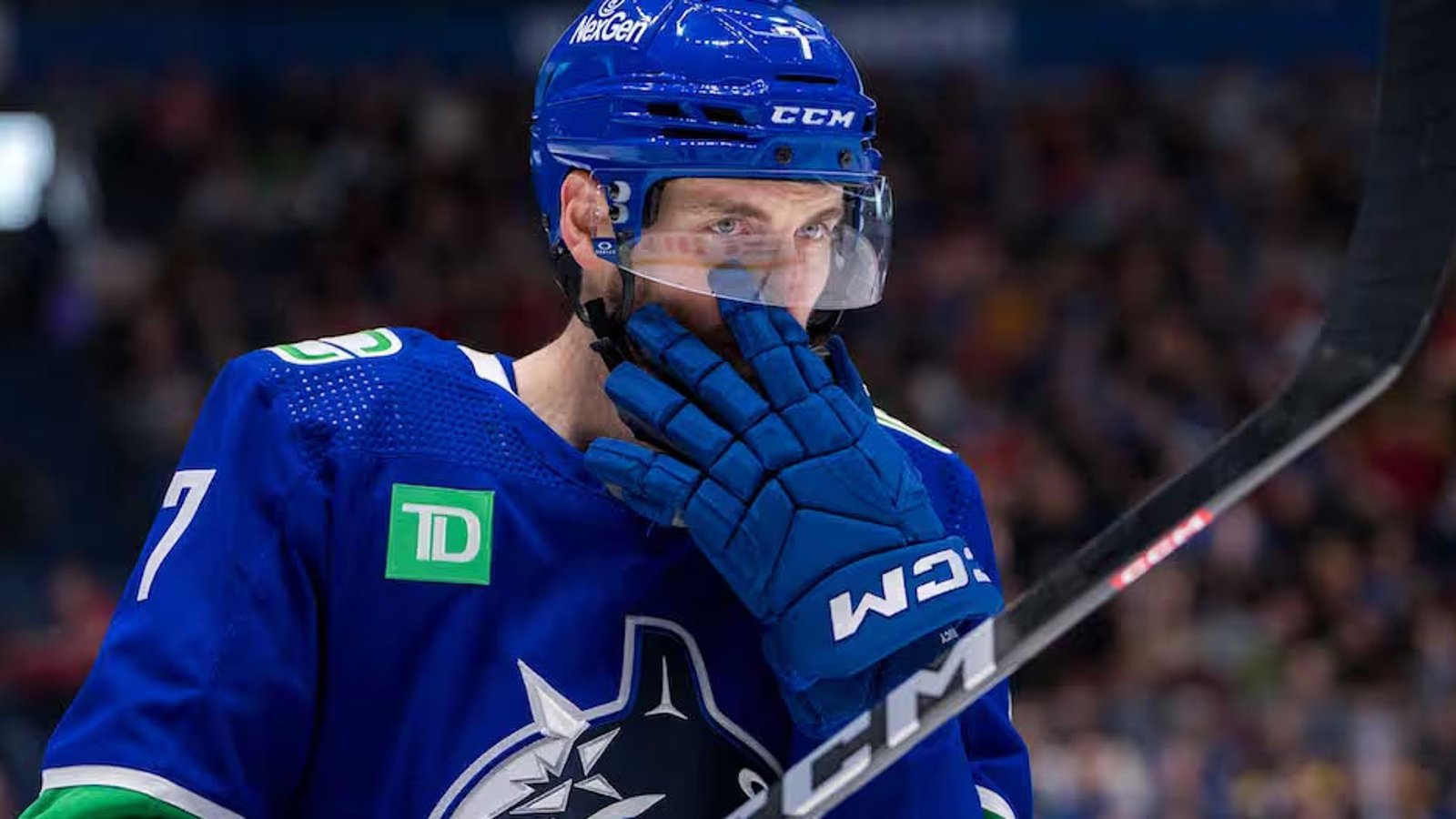 Canucks reportedly shopping veteran defenseman Soucy now in trade talks