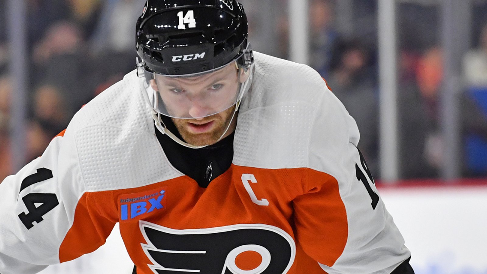 Sean Couturier out after last minute lineup change.