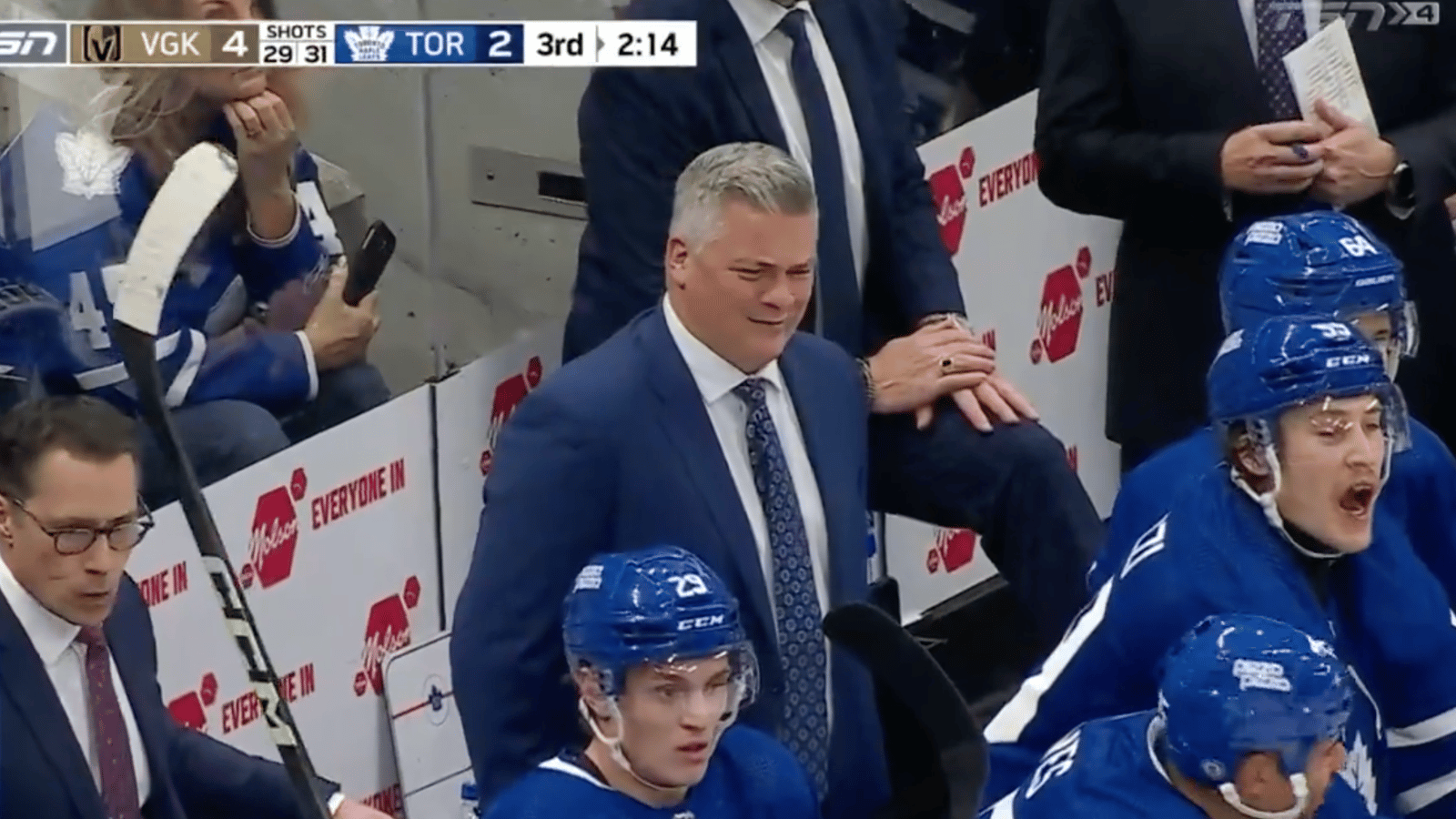 Sheldon Keefe refuses to explain source of his ejection 