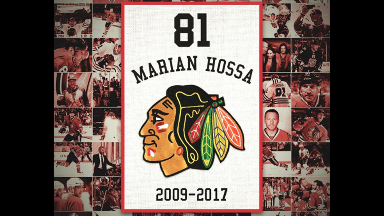 Marian Hossa's #81 to be retired by the Chicago Blackhawks