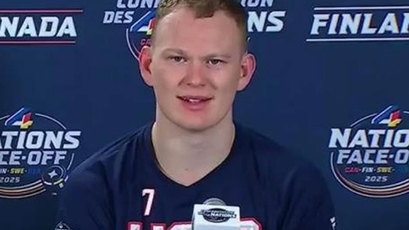 Brady Tkachuk gives an indication on whether or not he'll play tonight