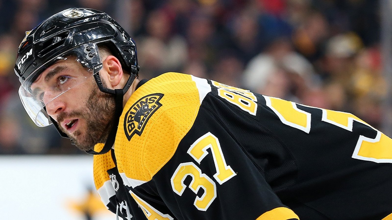 Patrice Bergeron asked about retirement following Game 7.