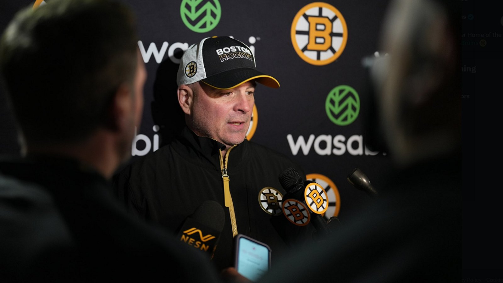 Jake DeBrusk benched by Jim Montgomery on Saturday.