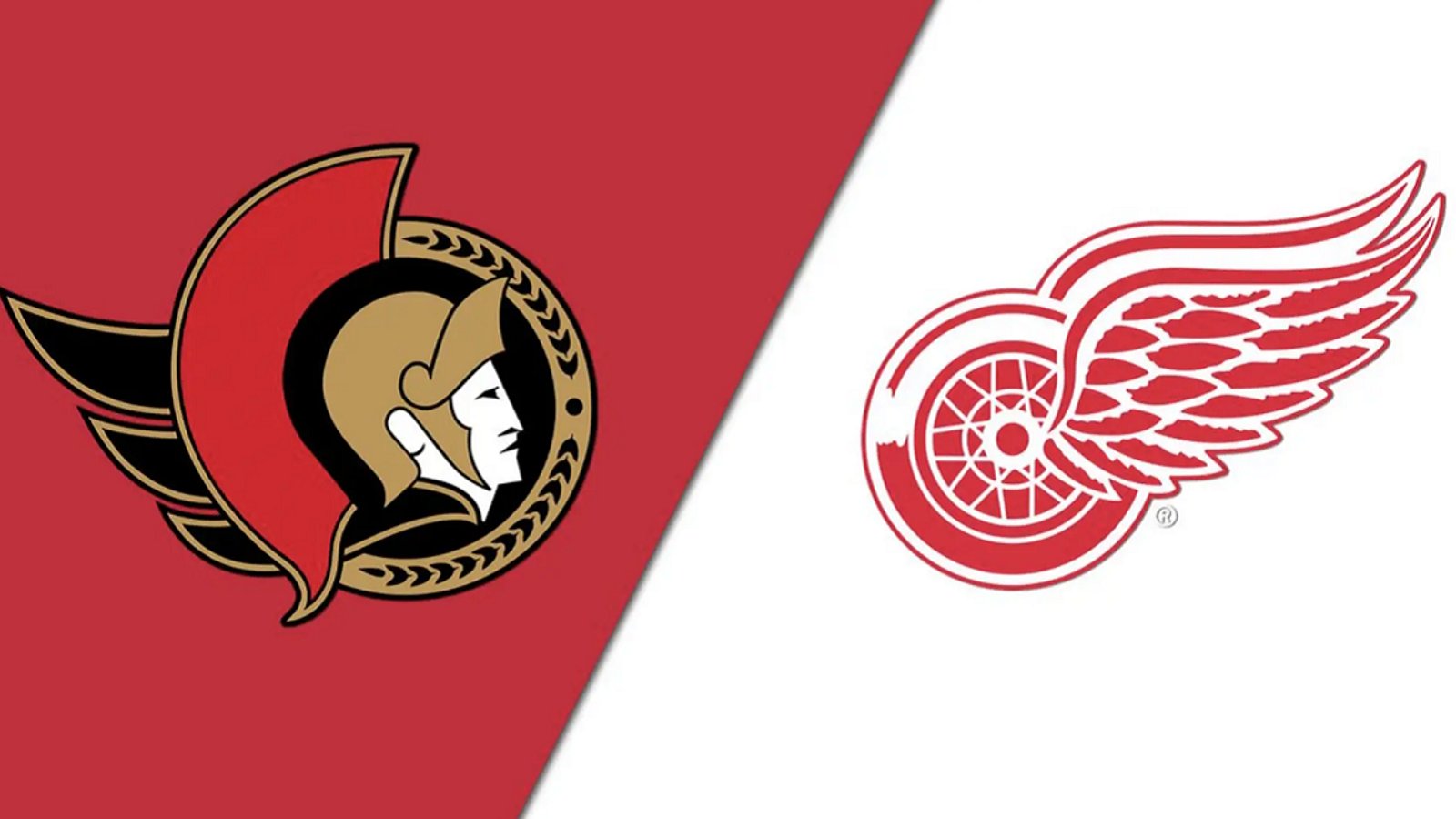 Full lineups for Detroit Red Wings @ Ottawa Senators.