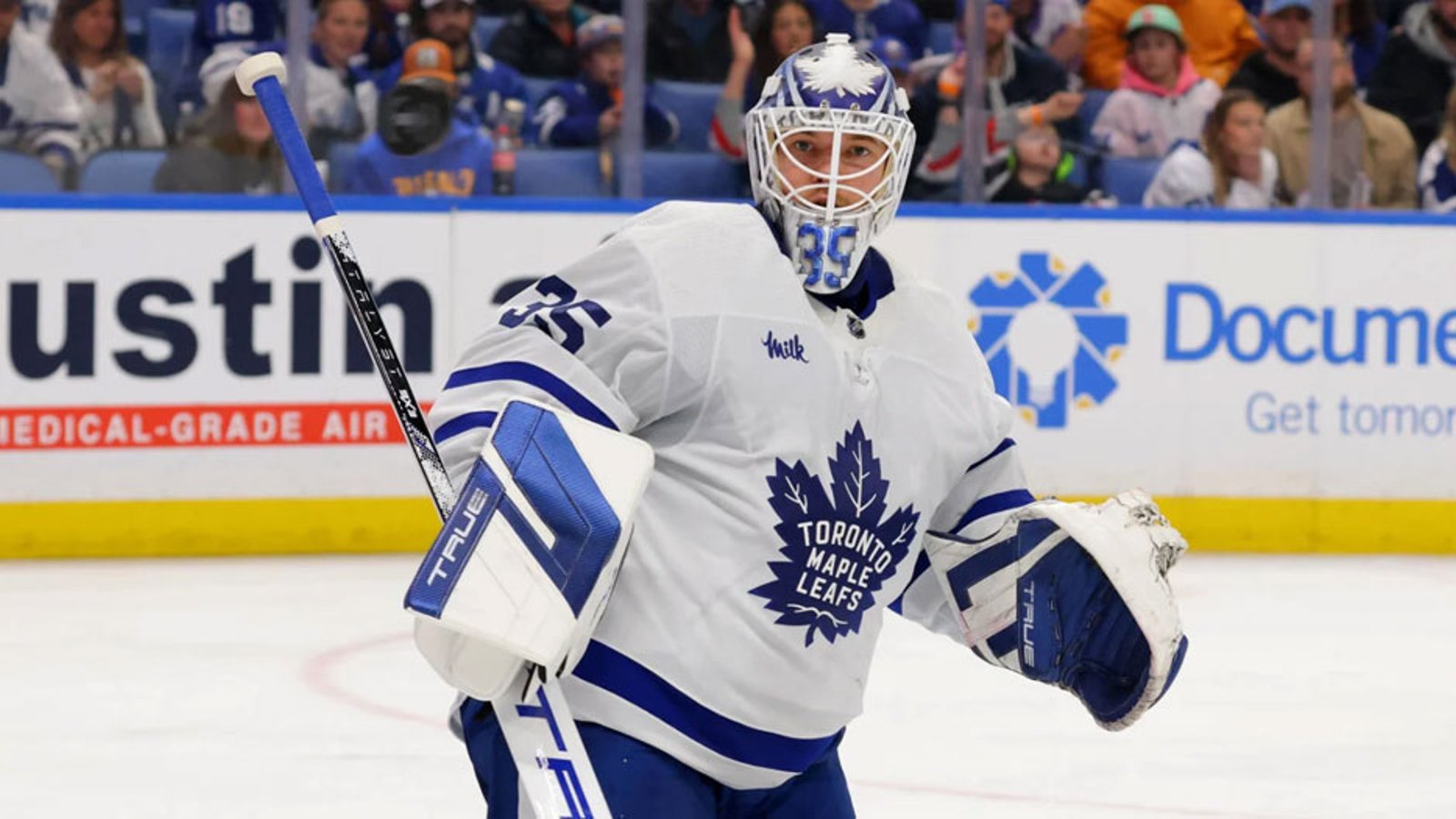 Samsonov chosen as the Leafs' starting goalie for the playoffs?