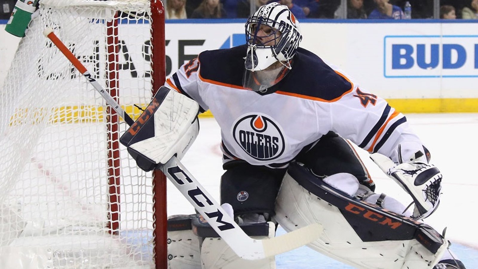 Oilers forced to call up emergency goalie with Mike Smith injured again.