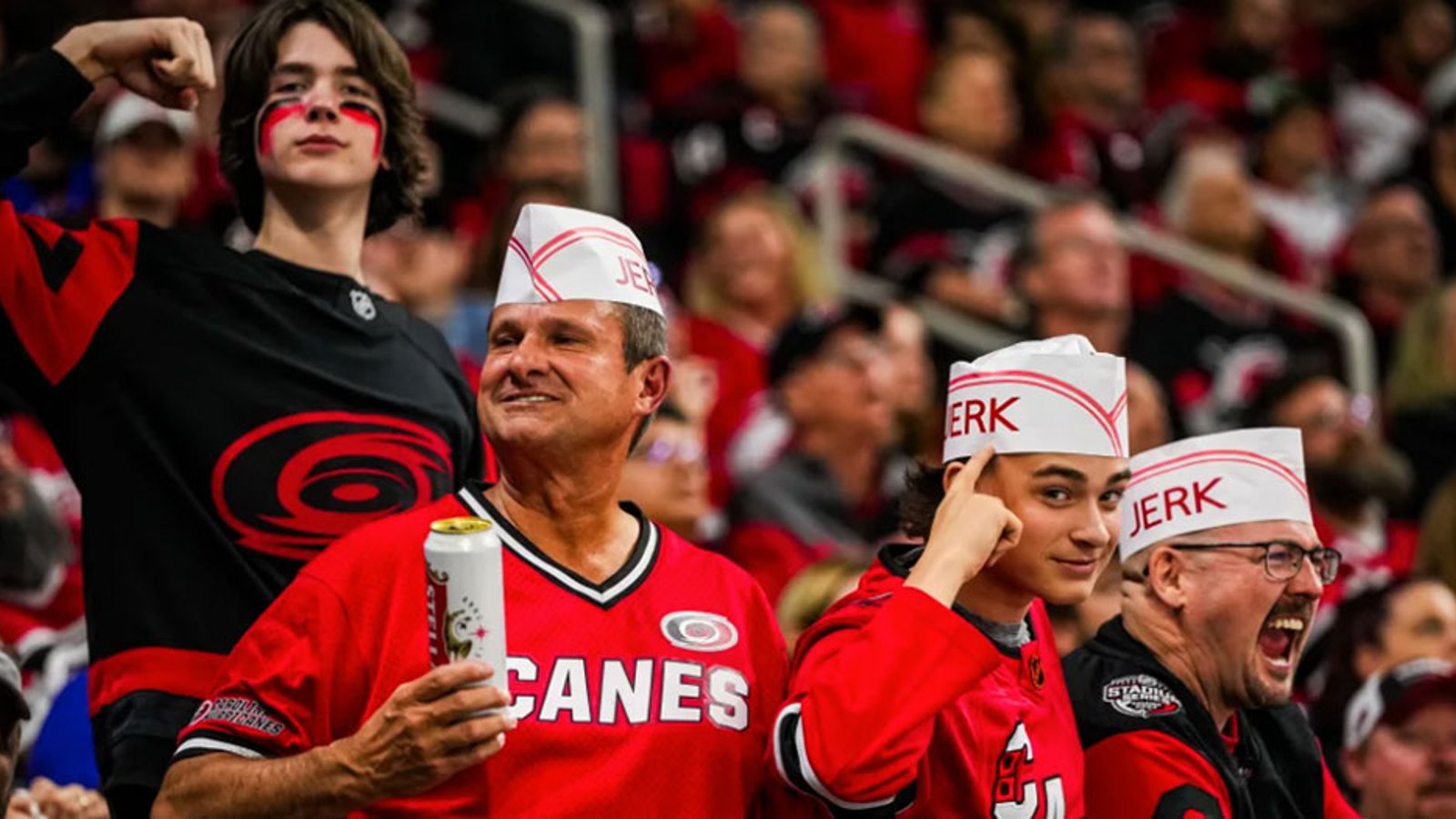 Frustrated Hurricanes fans are forced to come up with a hilarious new chant in Game 2