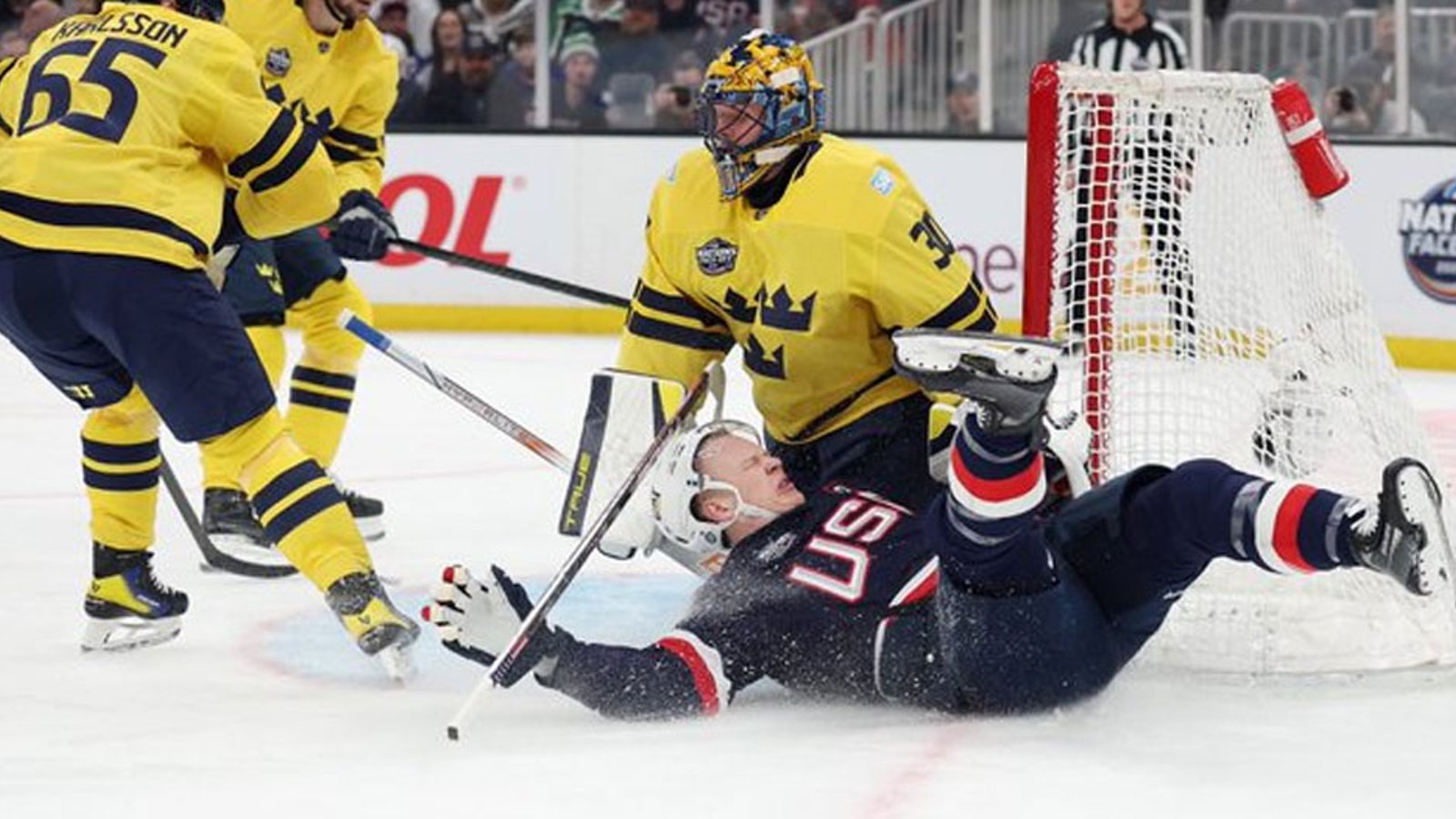 Sweden wins this evening and USA loses Tkachuk to injury