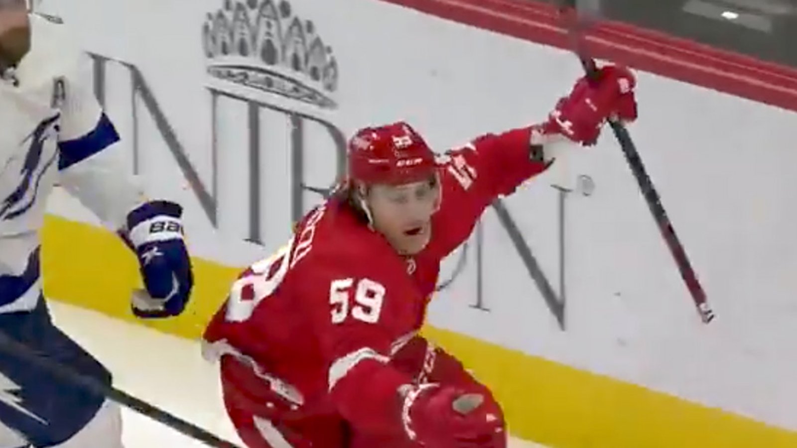 Tyler Bertuzzi dangles past two Lightning players to score sick goal (VIDEO)