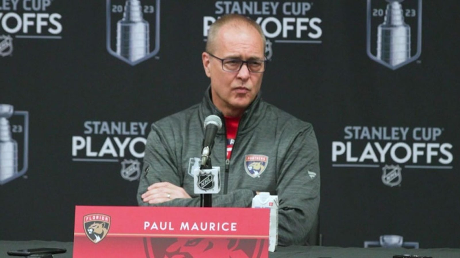 Paul Maurice with a hilarious update on Barkov's injury