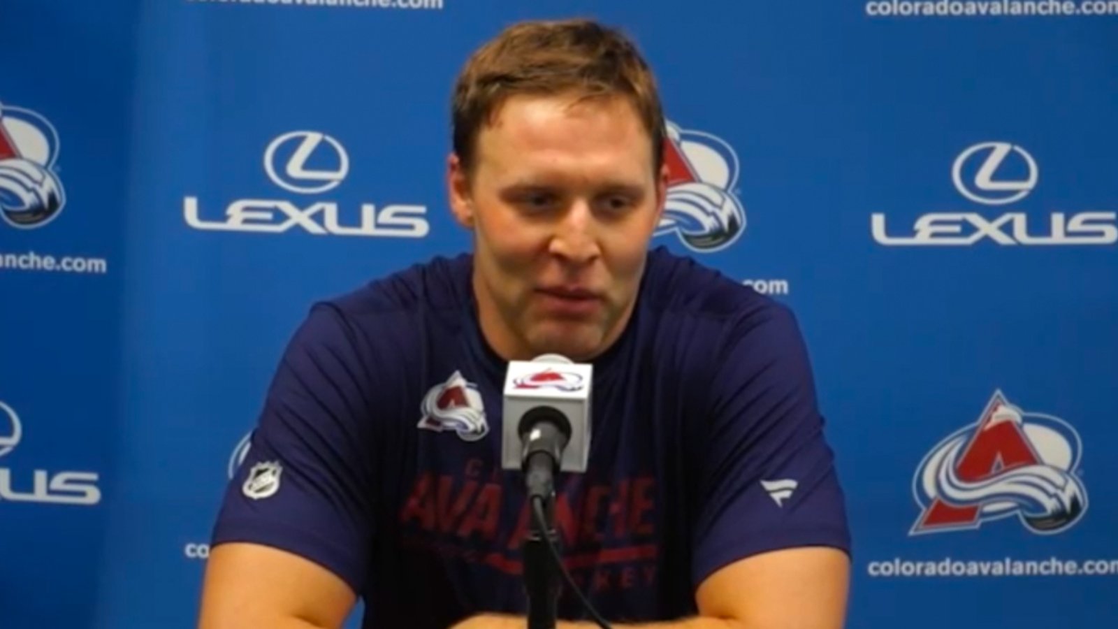 Jack Johnson sums up the NHL's pause with a perfect quote